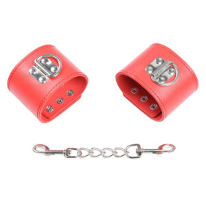 Ohmama Fetish-Manette Rosse con Chiusura Snap-Metal 16 Ohmama Fetish-Manette Rosse con Chiusura Snap-Metal · Bondage & Manette (imaginea 6)