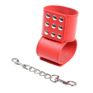 Ohmama Fetish-Manette Rosse con Chiusura Snap-Metal 110 Ohmama Fetish-Manette Rosse con Chiusura Snap-Metal