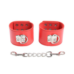 Ohmama Fetish-Manette Rosse con Chiusura Snap-Metal 17 Ohmama Fetish-Manette Rosse con Chiusura Snap-Metal · Bondage & Manette (imaginea 7)