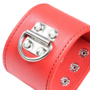 Ohmama Fetish-Manette Rosse con Chiusura Snap-Metal 19 Ohmama Fetish-Manette Rosse con Chiusura Snap-Metal · Bondage & Manette (imaginea 9)