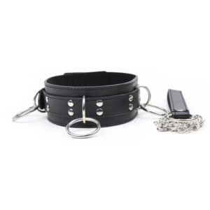 Ohmama Fetish-Collana di obbedienza con 3 anelli di pelle ecologica 14 Ohmama Fetish-Collana di obbedienza con 3 anelli di pelle ecologica · Accessori BDSM (immagine 6)