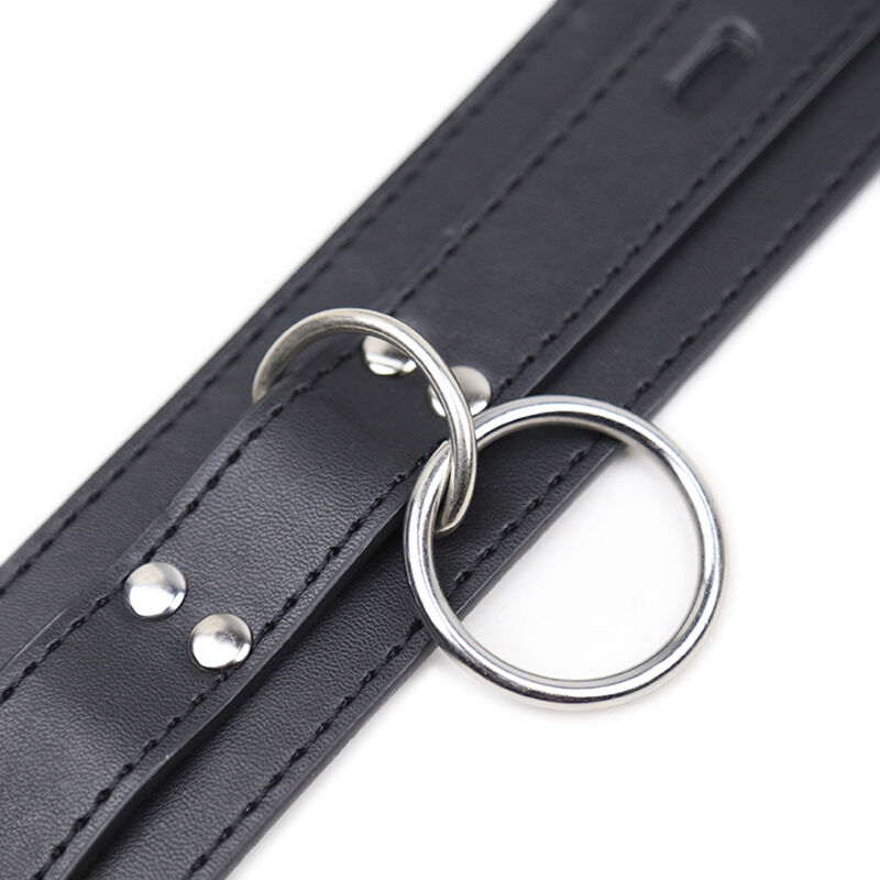 Ohmama Fetish-Collana di obbedienza con 3 anelli di pelle ecologica 7 Ohmama Fetish-Collana di obbedienza con 3 anelli di pelle ecologica · Accessori BDSM (immagine 7)