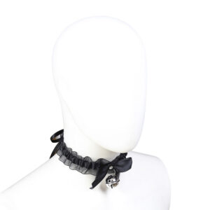 Ohmama Fetish-Collana di pizzo con campana 11 Ohmama Fetish-Collana di pizzo con campana · Accessori BDSM