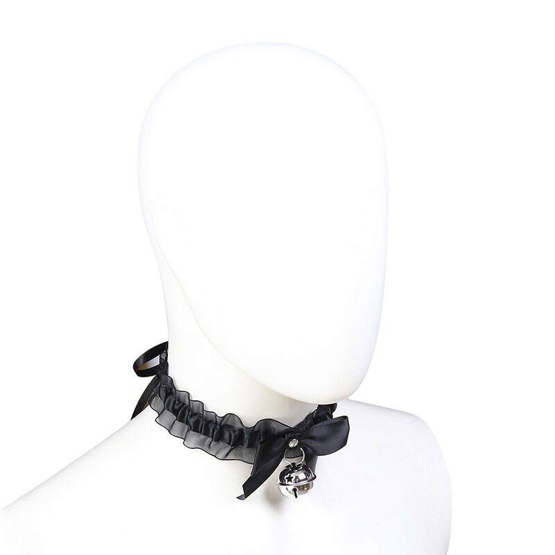 Ohmama Fetish-Collana di pizzo con campana 1 Ohmama Fetish-Collana di pizzo con campana · Accessori BDSM