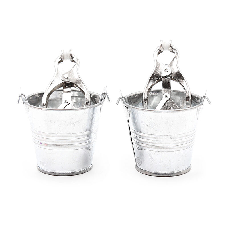 Ohmama Fetish-Morsetti fetish per capezzoli con coppe di metallo 1 Ohmama Fetish-Morsetti fetish per capezzoli con coppe di metallo · Accessori BDSM (imaginea 2)