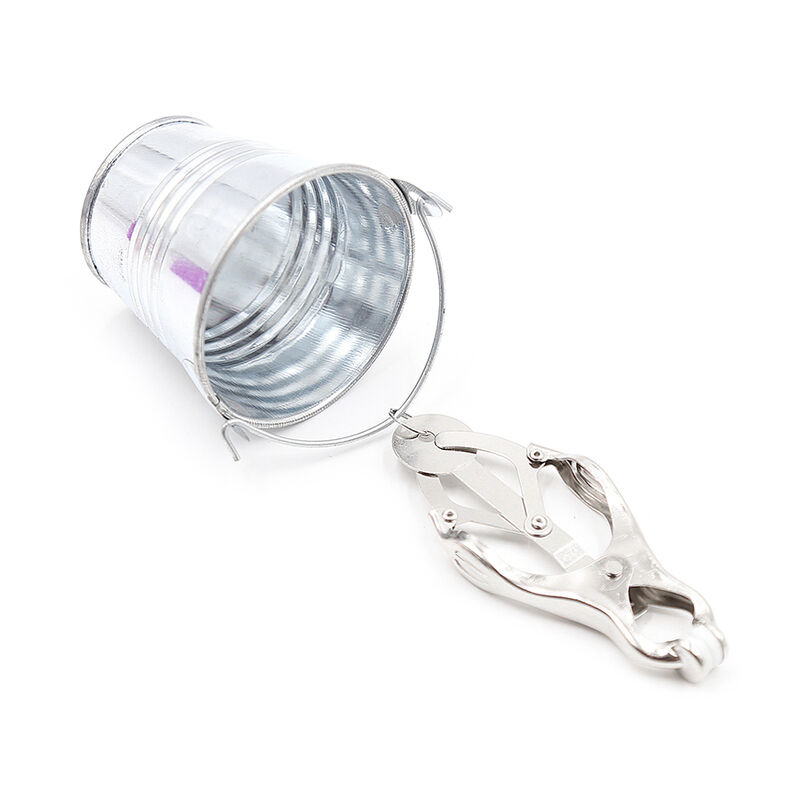 Ohmama Fetish-Morsetti fetish per capezzoli con coppe di metallo 4 Ohmama Fetish-Morsetti fetish per capezzoli con coppe di metallo · Accessori BDSM (imaginea 5)