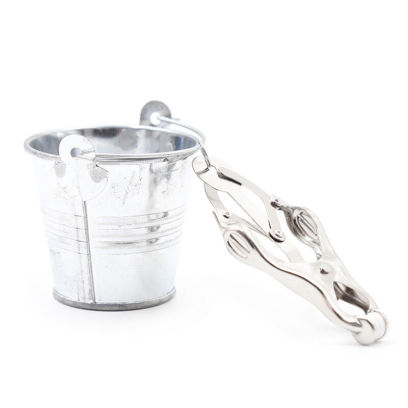 Ohmama Fetish-Morsetti fetish per capezzoli con coppe di metallo 7 Ohmama Fetish-Morsetti fetish per capezzoli con coppe di metallo · Accessori BDSM (imaginea 8)