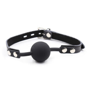 Ohmama Fetish-Ball Gag in Silicone con cinturino in imitazione di pelle 16 Ohmama Fetish-Ball Gag in Silicone con cinturino in imitazione di pelle · Bondage & Manette (imaginea 8)