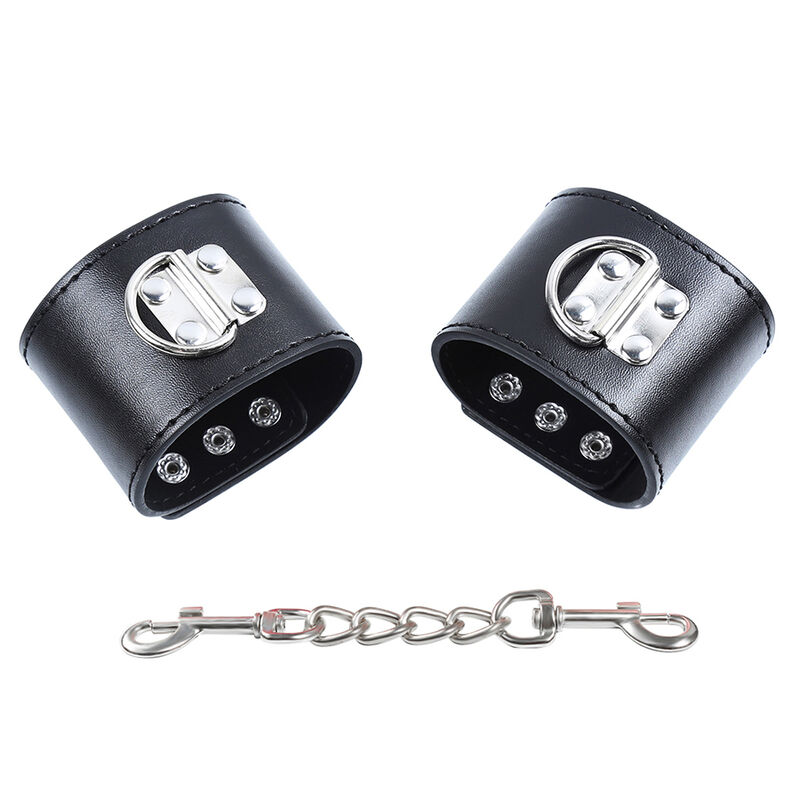 Ohmama Fetish-Manette per polso con chiusura a scatto, metallo · Bondage & Manette (imaginea 7)