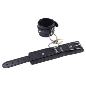 Ohmama Fetish-Manette per polsi con O-ring e Blocco-Metallo · Bondage & Manette (immagine 3)