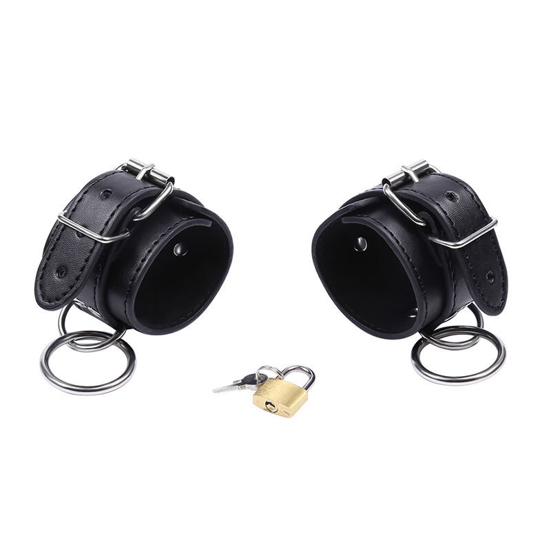Ohmama Fetish-Manette per polsi con O-ring e Blocco-Metallo · Bondage & Manette (immagine 8)