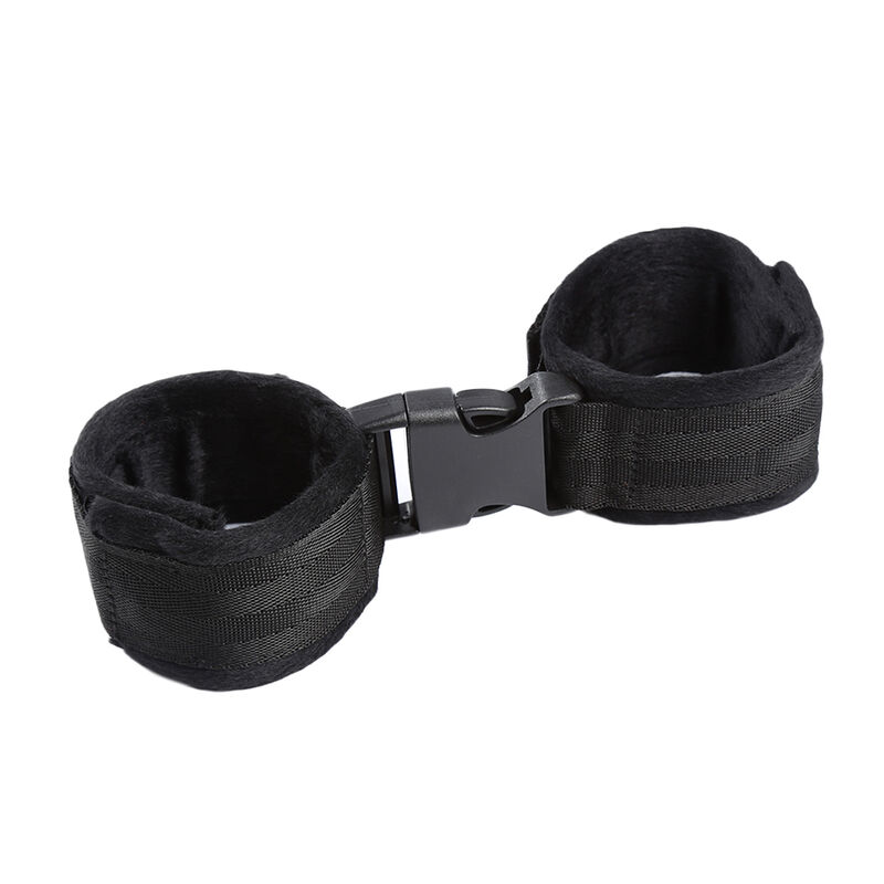 Ohmama Fetish-Manette in Nylon per Polsini con Velcro