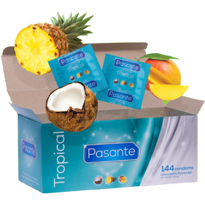 Pasante-Preservativi Aromi Tropicali 144 Unità