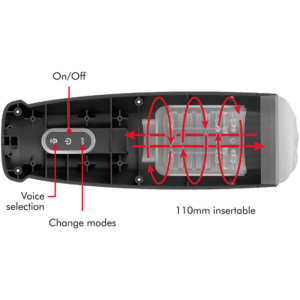 Jamyjob-Tornado 360 Rotate Tech Stroker-ricaricabile, USB · Masturbatori (immagine 9)