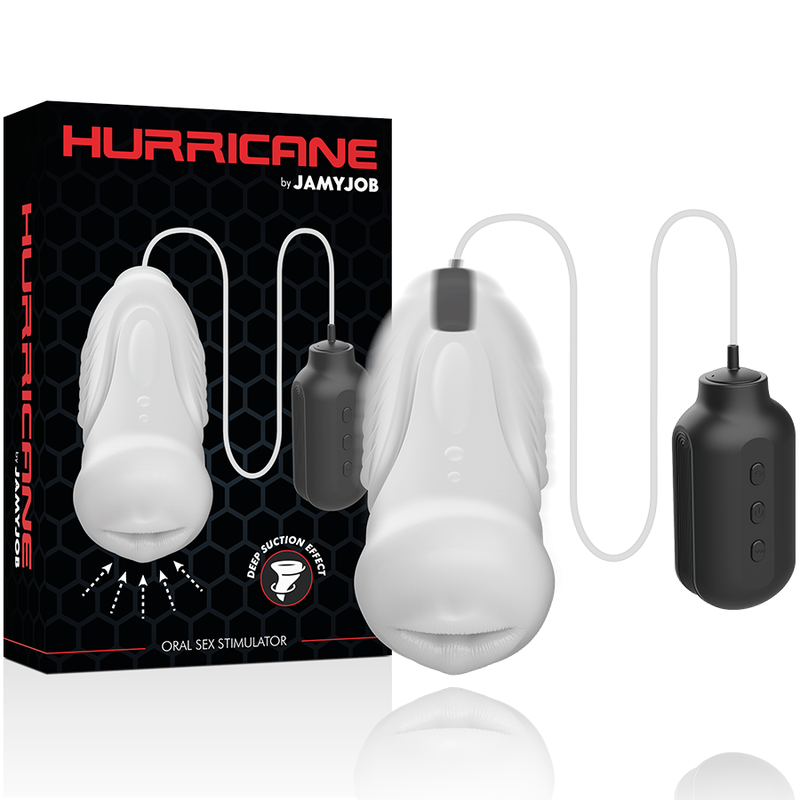 Jamyjob-Hurricane Stimolatore Orale con Suzione-TPE, 7 velocità 1 Jamyjob-Hurricane Stimolatore Orale con Suzione-TPE, 7 velocità · Masturbatori (imaginea 2)