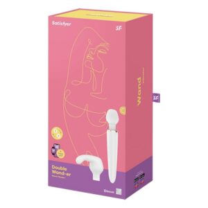 Satisfyer Wand-Doppia Wand-er App White-Silicone, 12 velocità 9 Satisfyer Wand-Doppia Wand-er App White-Silicone, 12 velocità · Giocattoli per coppie (imaginea 4)