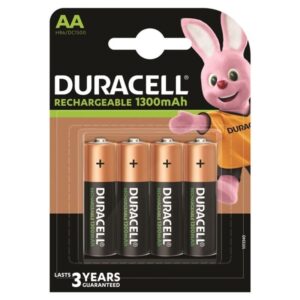 Duracell-Batteria ricaricabile HR6 Aa 1300mAh - 4 pezzi · Batterie & Accessori