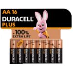 Duracell-Plus Power-100 Batterie Alcaline Aa LR6, 16 Unità · Batterie & Accessori