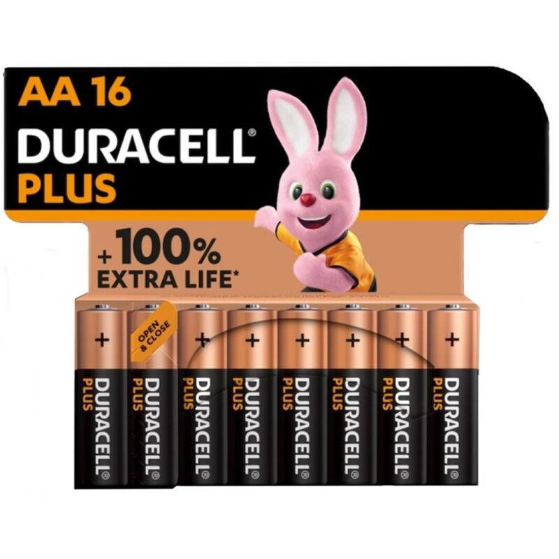 Duracell-Plus Power-100 Batterie Alcaline Aa LR6, 16 Unità 1 Duracell-Plus Power-100 Batterie Alcaline Aa LR6, 16 Unità · Batterie & Accessori