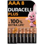 Duracell-Plus Power-100 Batterie alcaline Aaa LR03, 8 Pezzi · Batterie & Accessori