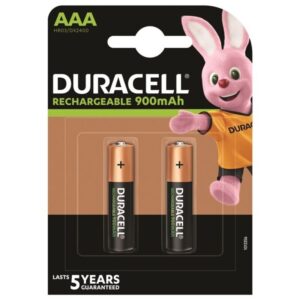 Duracell-Batteria ricaricabile HR03 Aaa 900mAh 2 unità · Batterie & Accessori