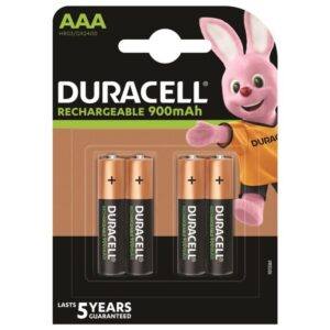 Duracell-Batteria ricaricabile HR03 Aaa 900mAh, 4 pezzi · Batterie & Accessori