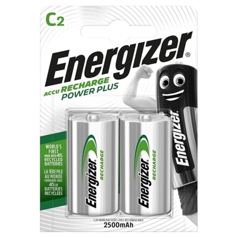 Energizer-Batteria ricaricabile Power Plus HR14 C 2500mAh - 2 1 Energizer-Batteria ricaricabile Power Plus HR14 C 2500mAh - 2 · Batterie & Accessori