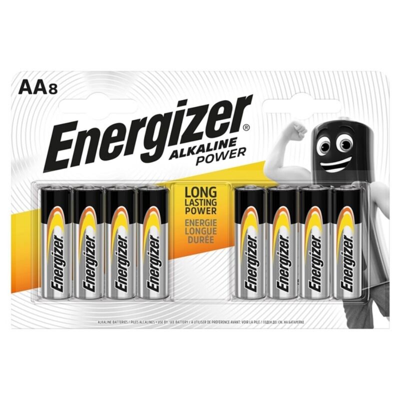 Energizer-Power Alkaline Batteria Aa LR6, 8 Pezzi 1 Energizer-Power Alkaline Batteria Aa LR6, 8 Pezzi · Batterie & Accessori