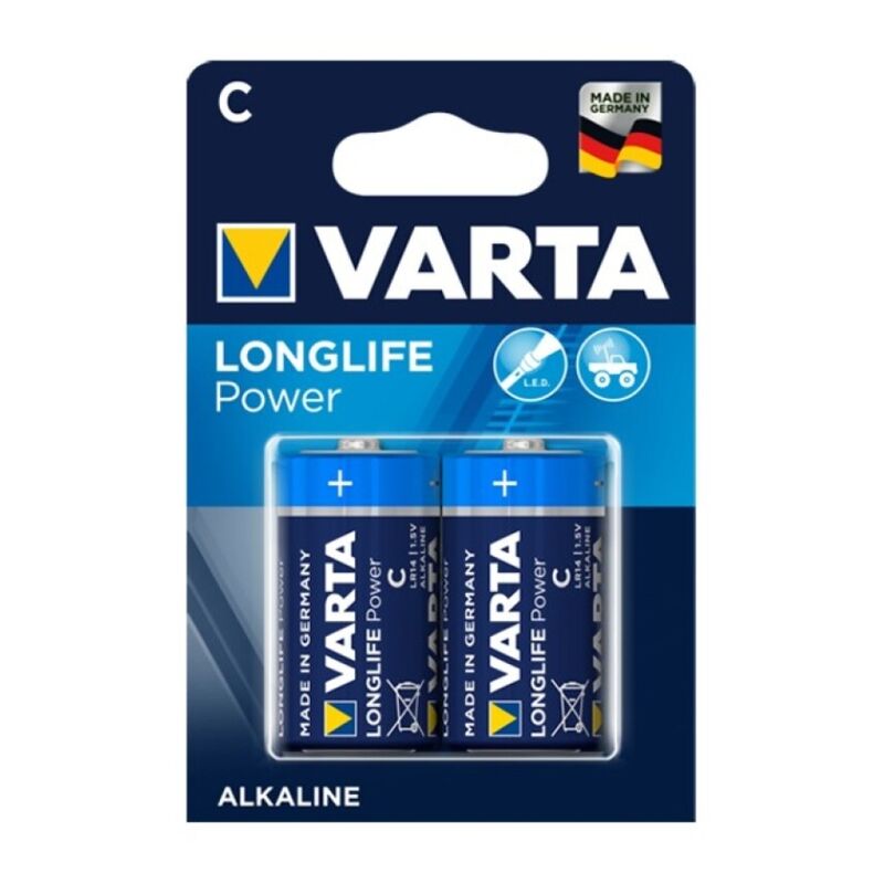 Varta-Batterie Alcaline Longlife Power C LR14 2 Pezzi 1 Varta-Batterie Alcaline Longlife Power C LR14 2 Pezzi · Batterie & Accessori
