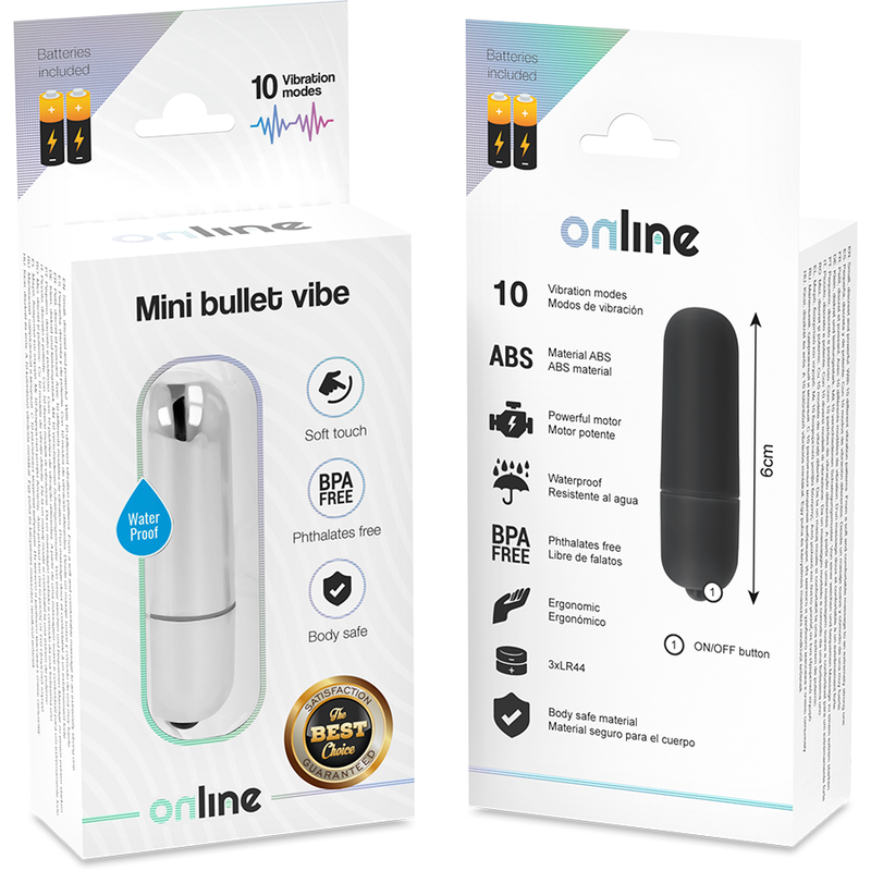 Online-Mini Bullet Vibe ABS 10 velocità, impermeabile · Vibratori (immagine 15)