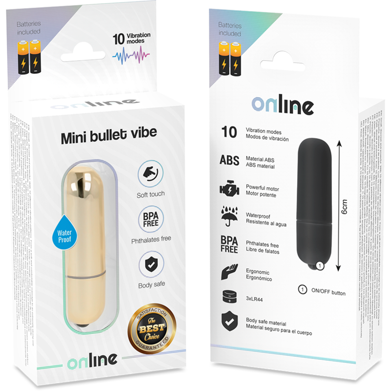 Online-Mini Bullet Vibe ABS 10 velocità, impermeabile · Vibratori (immagine 18)