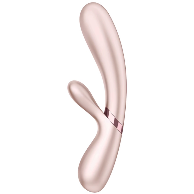 Satisfyer-Vibratore coniglio Hot Lover con Riscaldamento · Giocattoli per coppie (imaginea 4)