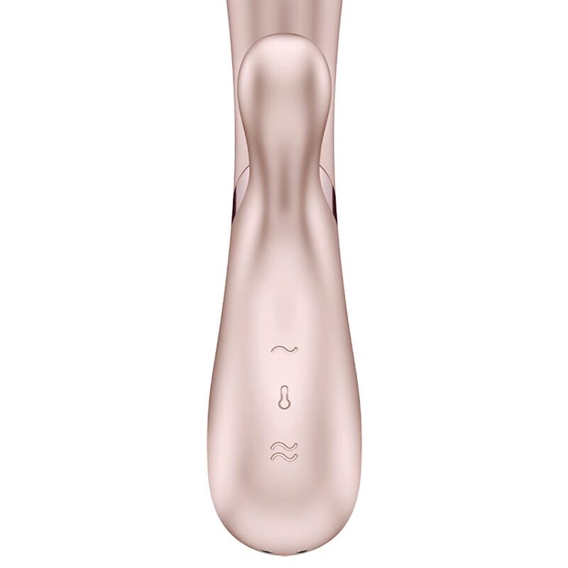 Satisfyer-Vibratore coniglio Hot Lover con Riscaldamento 3 Satisfyer-Vibratore coniglio Hot Lover con Riscaldamento · Giocattoli per coppie (imaginea 3)