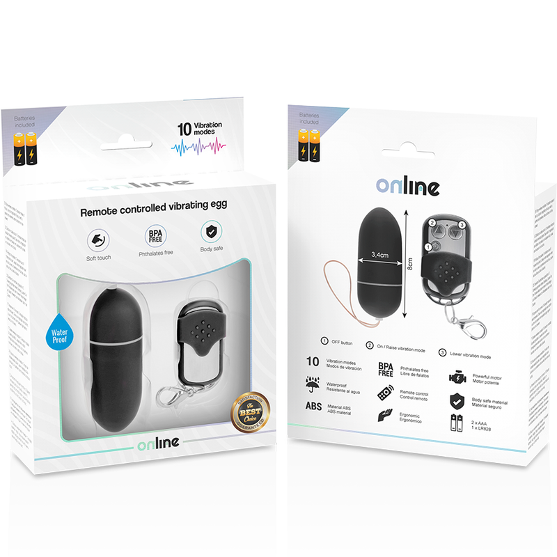 Online-Uovo Vibratore con telecomando ABS, 10 velocità 112 Online-Uovo Vibratore con telecomando ABS, 10 velocità · Vibratori (imaginea 34)