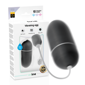 Online-Uovo Vibratore Silicone resistente all'acqua, 10 velocità · Vibratori (imaginea 2)