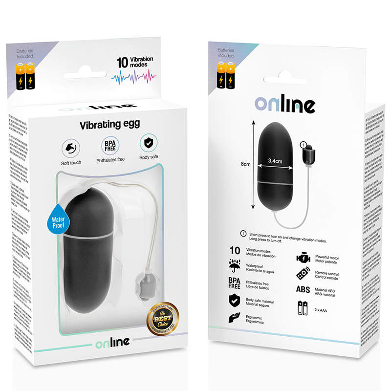 Online-Uovo Vibratore Silicone resistente all'acqua, 10 velocità 9 Online-Uovo Vibratore Silicone resistente all'acqua, 10 velocità · Vibratori (imaginea 3)