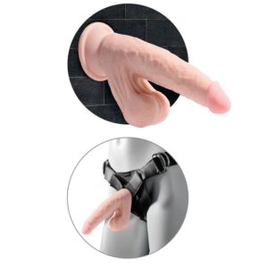 King Cock-Più 3D Dildo Swinging Balls 20.3 cm-TPE, Thrusting — PIPEDREAMS · Dildo & Stimolatori (immagine 5)