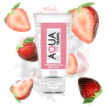 Aqua Travel-Lubrificante a base d'acqua aroma Strawberry Cream · Lubrificanti