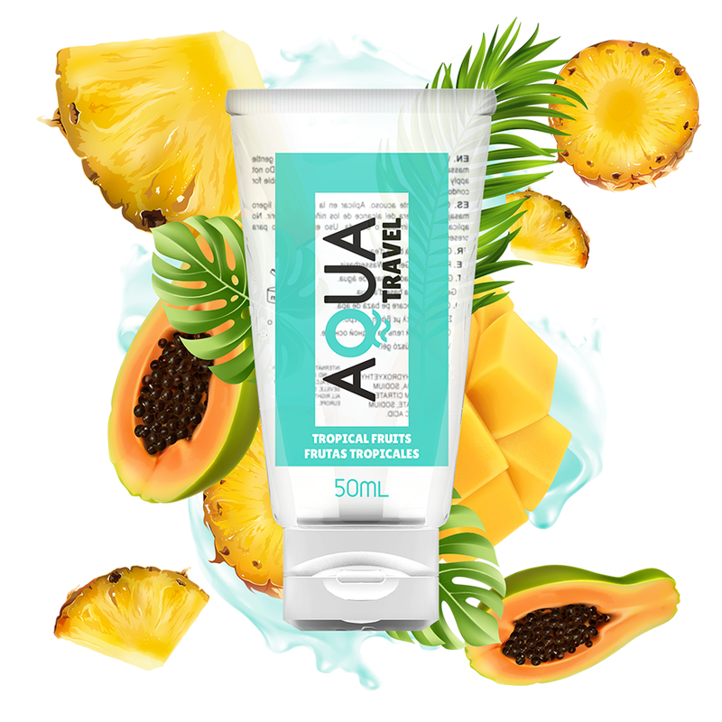 Aqua Travel-Lubrificante a base d'acqua Aroma di frutta tropicale 1 Aqua Travel-Lubrificante a base d'acqua Aroma di frutta tropicale · Lubrificanti