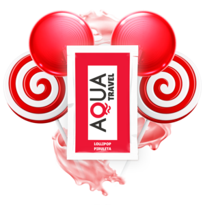 Aqua Travel-Lubrificante a base d'acqua con aroma Lollipop, 6 ml 12 Aqua Travel-Lubrificante a base d'acqua con aroma Lollipop, 6 ml