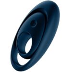 Satisfyer Ring-Glorious Duo Anello Vibratore Blu-Silicone, 12 · Anelli & Guaine per pene