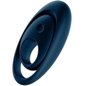 Satisfyer Ring-Glorious Duo Anello Vibratore Blu-Silicone, 12