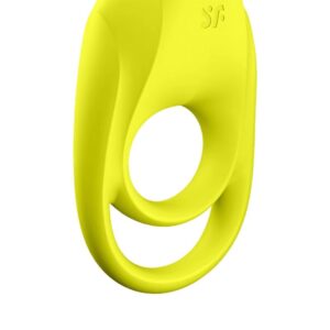 Satisfyer Ring-Spettacolare Duo Ring Vibratore Giallo-Silicone, 12 · Anelli & Guaine per pene (immagine 3)