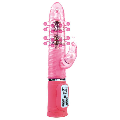 Baile Rotations-Cute Passion Bunny Rampante 10F 27 cm-Silicone · Vibratori (imaginea 6)
