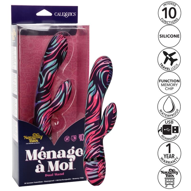 Calexotics-Vibratore Wand Doppia Pulizia in Silicone · Vibratori (immagine 3)