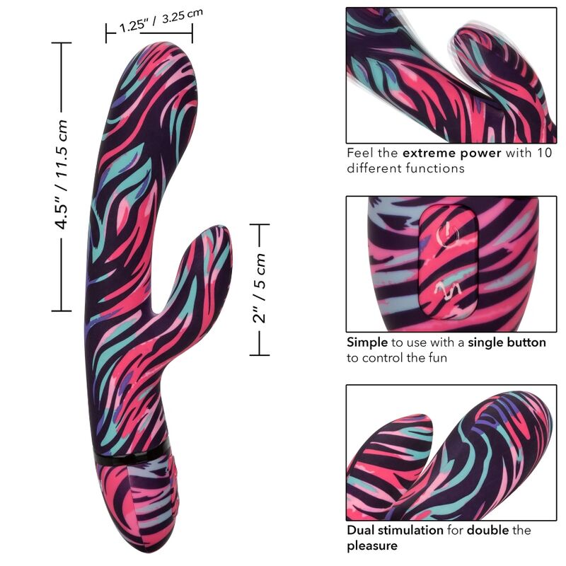 Calexotics-Vibratore Wand Doppia Pulizia in Silicone · Vibratori (immagine 8)