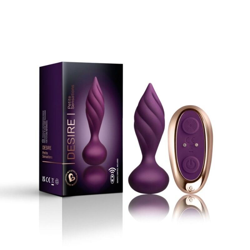 Rocks-Off-Stimolatore anale Desire con telecomando Lilla 2 Rocks-Off-Stimolatore anale Desire con telecomando Lilla · Giocattoli anali (immagine 2)