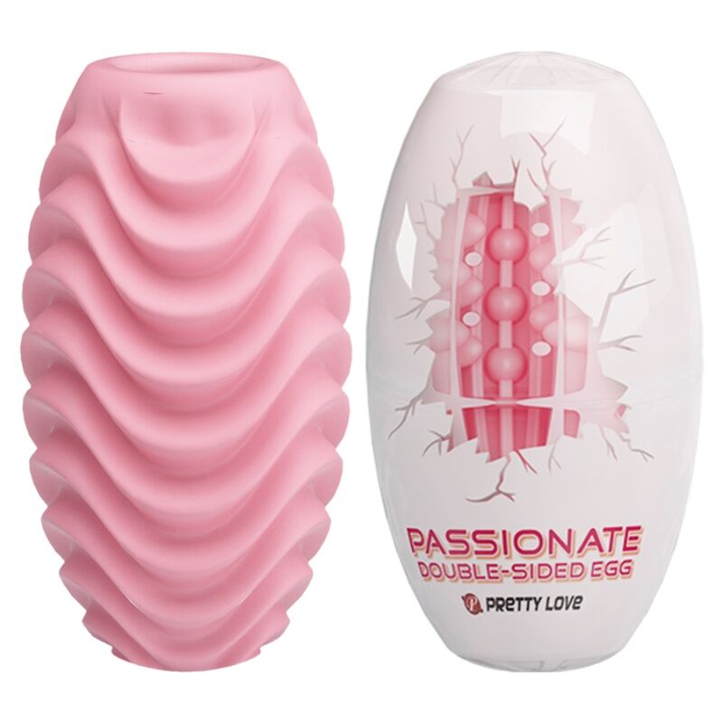 Bodies & Masturbators-Uovo Masturbatore Doppio Fronte Rosa-TPR