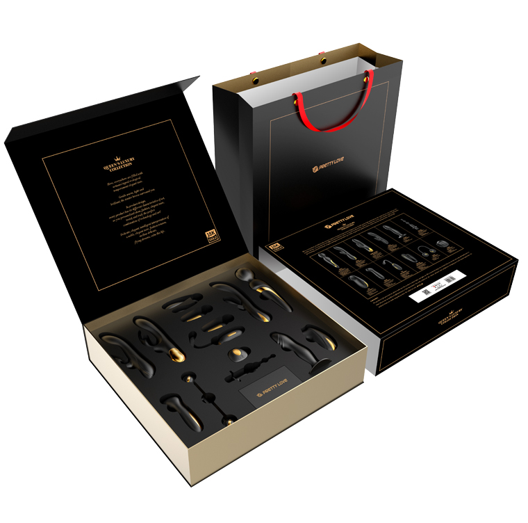 High Tech-Queens Luxury Collection Kit Deluxe Nero — PRETTY LOVE · Giocattoli anali (immagine 5)