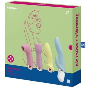 Satisfyer Vibrator-Marvelous Four Set con Vibratore e Aria 7 Satisfyer Vibrator-Marvelous Four Set con Vibratore e Aria · Kit di giocattoli (imaginea 2)